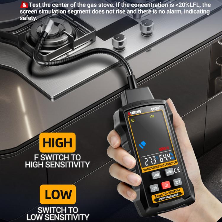 ANENG Digital Display Combustible Gas Leak Detector