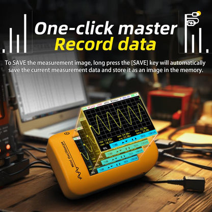 Miniature Oscilloscope Signal Generator Rechargeable Handheld Color Screen 50MHz Oscilloscope