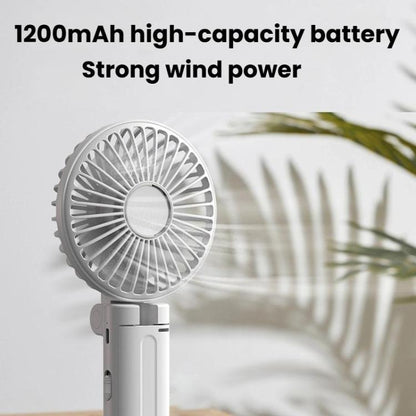 Folding Hanging Umbrella Fan USB Handheld Portable Umbrella Clip Fan Compact Desktop Fan