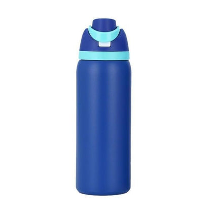 304 Stainless Steel Thermos Portable Sports Direct Drinking Kettle, 16oz, 19oz, 24oz, 32oz