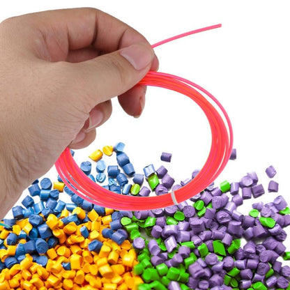 PLA 3D Printer Filament 1.75mm Multicolor Filament Bundle for 3D Pen & Crafting