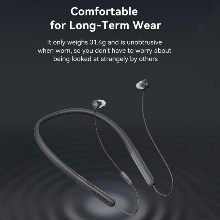Neckband Bluetooth Hearing Amplifier For Seniors Semi-In-Ear Design With Digital Sound Chip, Long-Lasting Battery, Bluetooth Hearing Amplifier