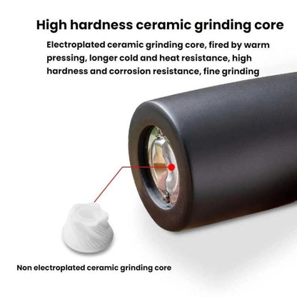 Round Head Manual Pepper Mill Ceramic Core Kitchen Tool, 4 inch With Box, 8 inch With Box