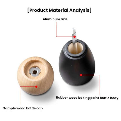 Round Head Manual Pepper Mill Ceramic Core Kitchen Tool, 4 inch With Box, 8 inch With Box