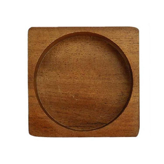 Wooden Base For Grinder Seasoning Product Storage Tray, Square, Circle, Original Color 8-Letter, Vintage Color 8-Letter, Black 8-Letter