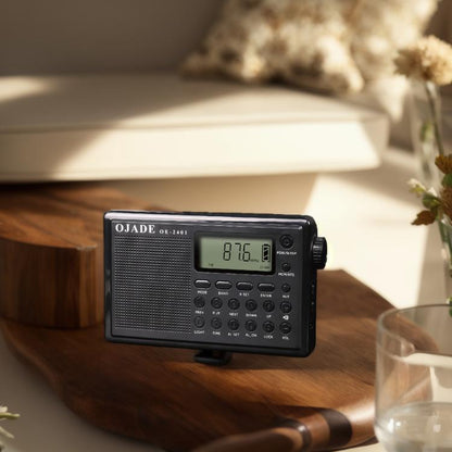 OJADE OE-2401 Full-Band Full-Channel Portable High Sensitivity Digital Display Bluetooth Stereo Radio