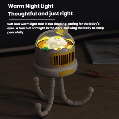 Octopus Clip-On Handheld Silent Bladeless Fan For Strollers