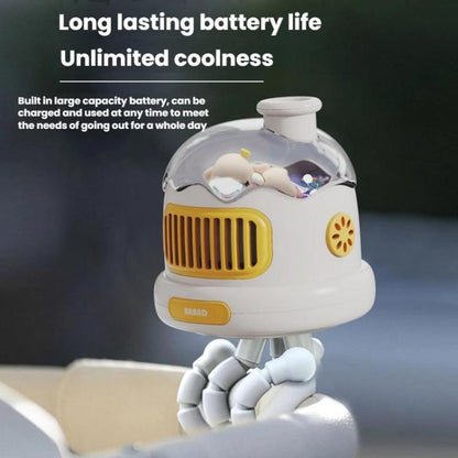 Octopus Clip-On Handheld Silent Bladeless Fan For Strollers