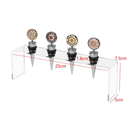 Acrylic Wine Bottle Cork Storage and Display Stand