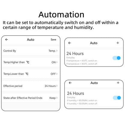DIY-WT-09 20A Temperature Switch Smart Thermostat, Compatible With Google / Alexa / Yandex Alice / IFTTT