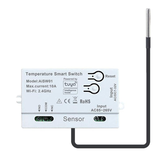 Graffiti WIFI Temperature Dry Contact Switch Module APP Remote Control Switch, Supports Google / Alexa Voice