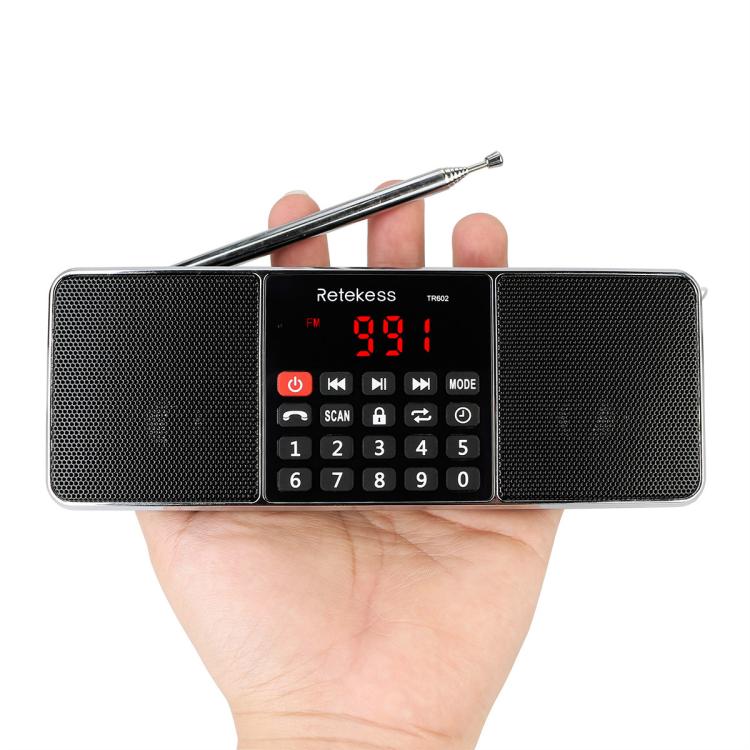 Retekess TR602 2 Band Bluetooth Radio MP3 Player