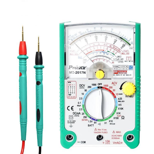 Analog Multimeter 26 Range Misoperation-Proof Burn-Proof Electrical Meter