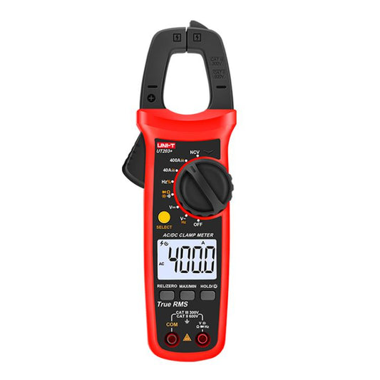 True RMS Auto-Ranging Digital Clamp Meter 400A AC/DC With NCV, Backlit LCD, Live Wire Detection & Data Hold