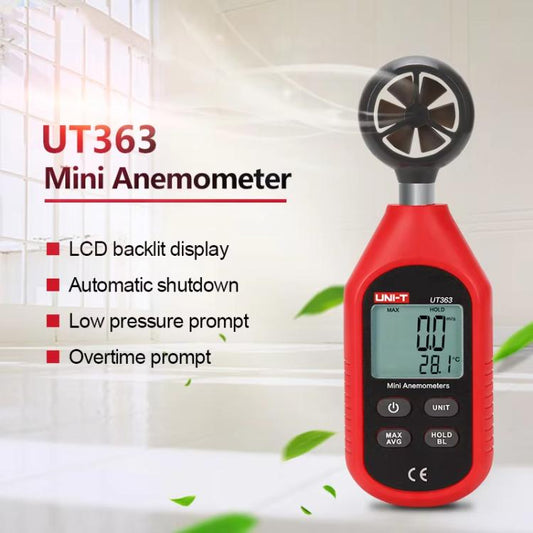 Digital Anemometer Wind Speed Meter 12-Level Dynamic Indicator