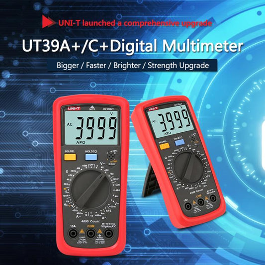 Digital Multimeter 1000V DC/750V AC Voltage, 10A Current Tester