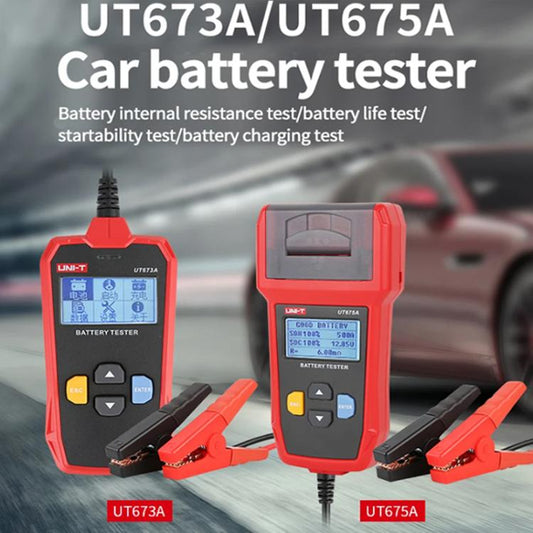 Car Battery Tester For AGM/GEL/EFB & Standard Batteries 3-250Ah Capacity Analyzer