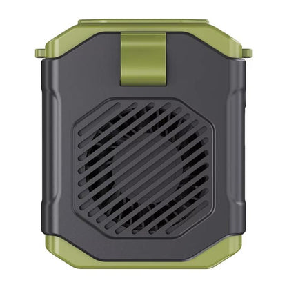 F31 Rechargeable Waist-Mounted Clip Fan With 5-Speed Adjustable Airflow, Stand & Flashlight