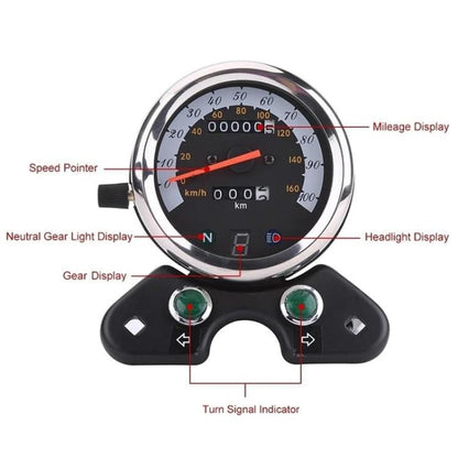 Retro Motorcycle Odometer For Honda CG125 / Suzuki GN125