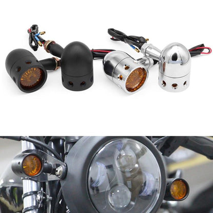 2pcs Hollow Motorcycle Modified Turn Signal Light