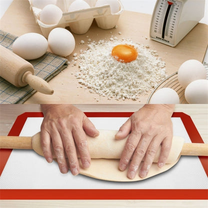 Platinum Glass Fiber Silicone Pastry Cake Cookie Baking Mat Pad Sheet Kneading Mat, 40x30cm, 29x26cm