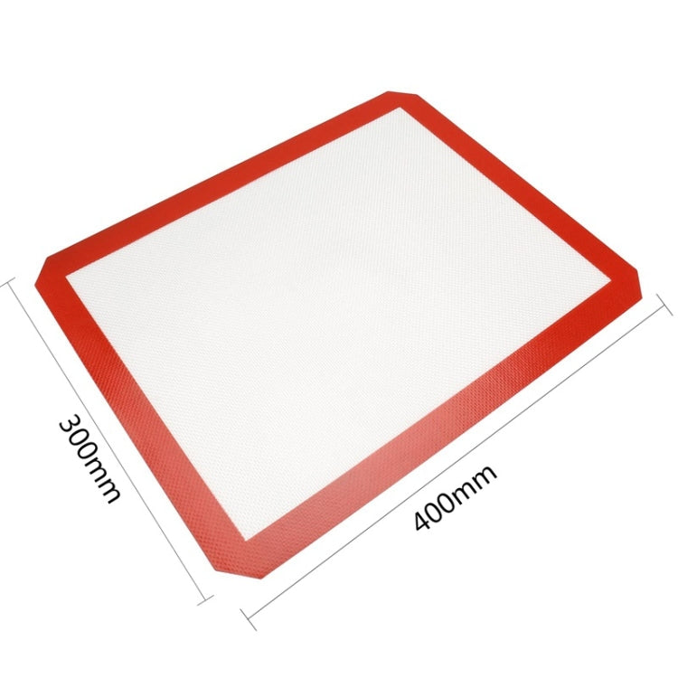 Platinum Glass Fiber Silicone Pastry Cake Cookie Baking Mat Pad Sheet Kneading Mat, 40x30cm, 29x26cm
