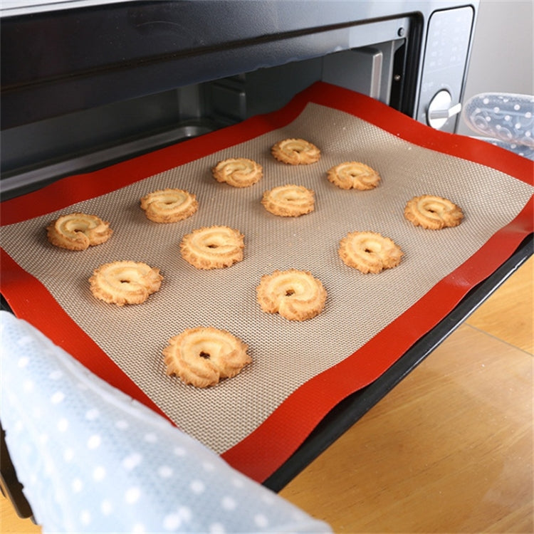 Platinum Glass Fiber Silicone Pastry Cake Cookie Baking Mat Pad Sheet Kneading Mat, 40x30cm, 29x26cm
