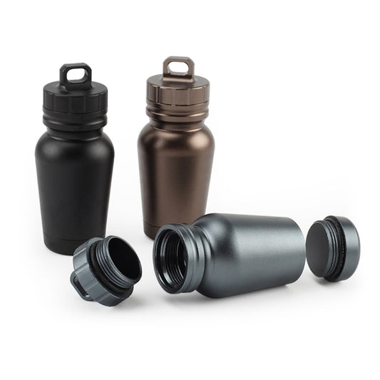 Aluminum Alloy Waterproof First Aid Pill Bottle
