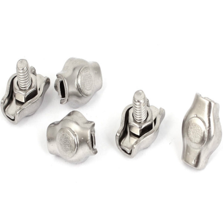 304 Stainless Steel Plate Single Clip Double Clamp Wire Rope Clamp, M2 Double Clip, M3 Double Clip, M4 Double Clip, M5 Double Clip, M6 Double Clip, M8 Double Clip, M10 Double Clip, M2 Single Clip, M10 Single Clip