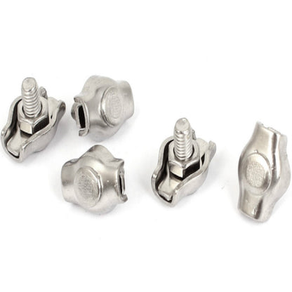 304 Stainless Steel Plate Single Clip Double Clamp Wire Rope Clamp, M2 Double Clip, M3 Double Clip, M4 Double Clip, M5 Double Clip, M6 Double Clip, M8 Double Clip, M10 Double Clip, M2 Single Clip, M10 Single Clip
