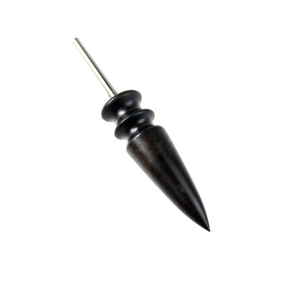 Leather Tool Edge Electric Polishing Slicker Flat Pointed Head Sandalwood Leathers Craft DIY Tools Tip Burnisher, S, L, Set（with S,L）
