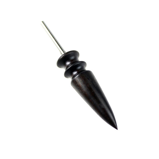 Leather Tool Edge Electric Polishing Slicker Flat Pointed Head Sandalwood Leathers Craft DIY Tools Tip Burnisher, S, L, Set（with S,L）