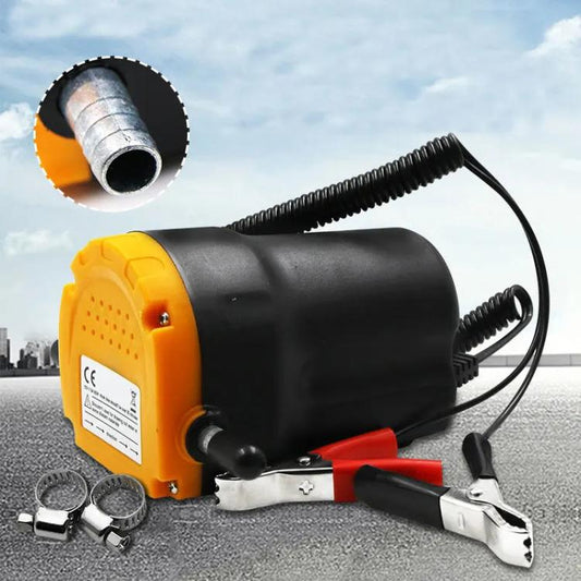12V 60W Oil/crude oil Fluid Sump Extractor Scavenge Exchange Transfer Pump Suction Transfer Pump + Tubes for Auto Car Boat Mot, 12V