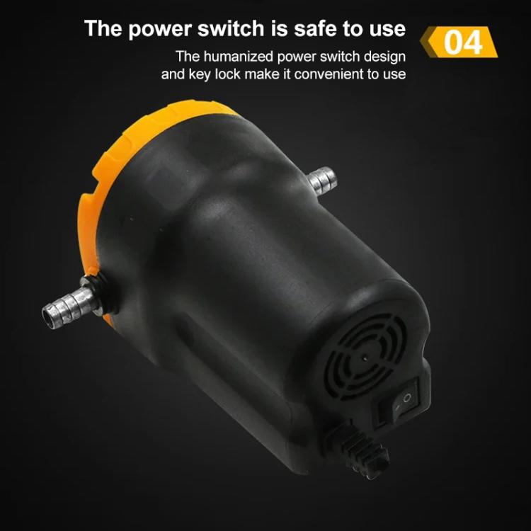 12V 60W Oil/crude oil Fluid Sump Extractor Scavenge Exchange Transfer Pump Suction Transfer Pump + Tubes for Auto Car Boat Mot, 12V