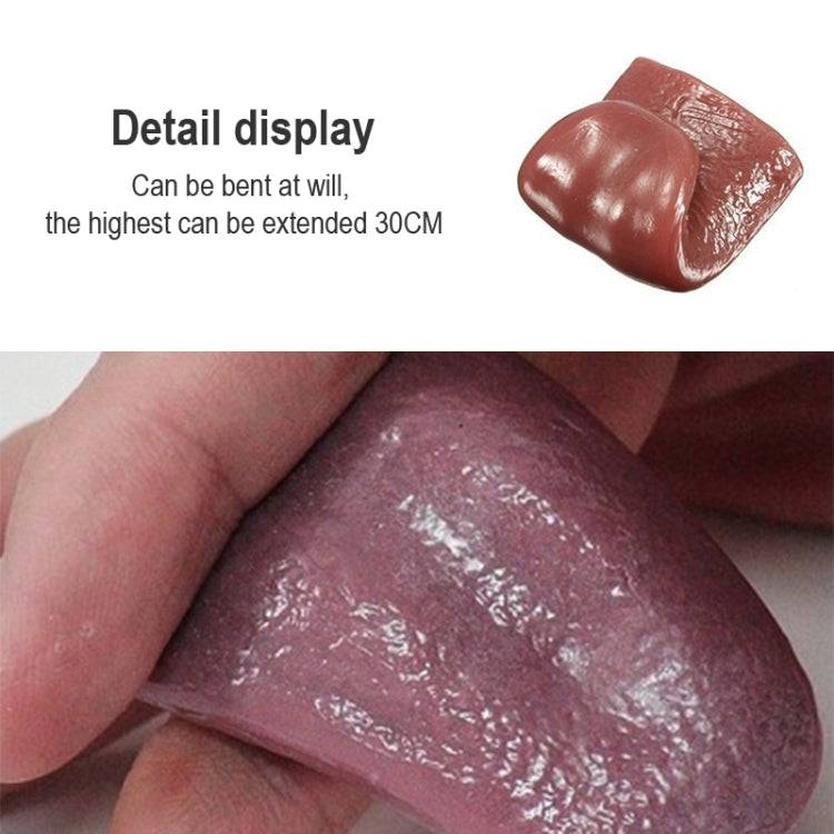 Halloween Funny Magic Tricks False Simulation Tongue Decompression Toy, Simulation Tongue