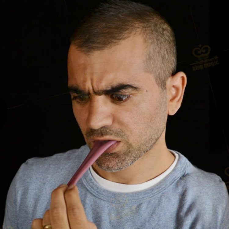 Halloween Funny Magic Tricks False Simulation Tongue Decompression Toy, Simulation Tongue