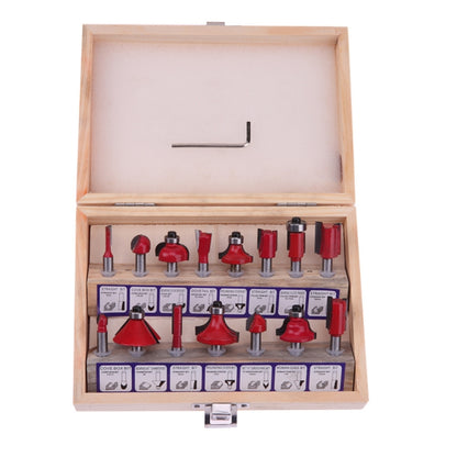 Shank Tungsten Carbide Router Bit Set Wood Cutter Tool Set Milling Wood Cutters Router Bit Set for Wood Tools, Cutter Tool Set