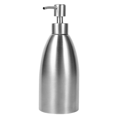 500ml Stainless Steel Soap Dispenser Kitchen Bathroom Shampoo Box Detergent Bottle, 500ml Soap Dispenser