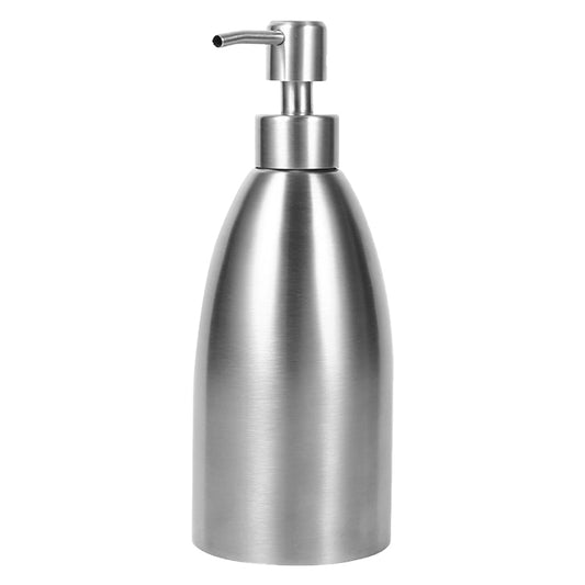 500ml Stainless Steel Soap Dispenser Kitchen Bathroom Shampoo Box Detergent Bottle, 500ml Soap Dispenser