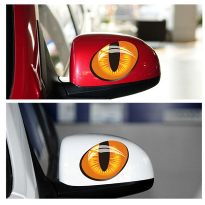 10pcs 10*8cm Cute Simulation Cat Eyes Car Stickers 3D Vinyl Decal for Rearview Mirror Car Head Engine Cover Windows Decoration, Cat Eyes 10x8cm