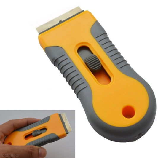 3 PCS Plastic Handle Razor Architectural Glass Remover Blade, Plastic Handle Razor
