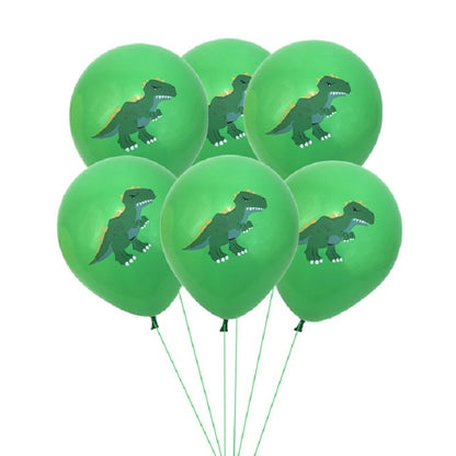 Dinosaur Theme Party Set Birthday Letter Pull Flag Aluminum Film Sequin Dinosaur Balloon Children Birthday Arrangement Decoration, Dinosaur Theme Party Set