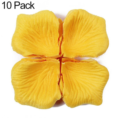 1000pcs / Pack Artificial Wedding Rose Petals Flowers Wedding Decorations, Red, Wine Red, Magenta, Purple Red, Light Pink, Cream White, White, Dark Purple, Light Purple, Wine Red + Dark, Violet, Yellow, Sunset Red, Dark Blue, Light Blue, Lake Blue�����...
