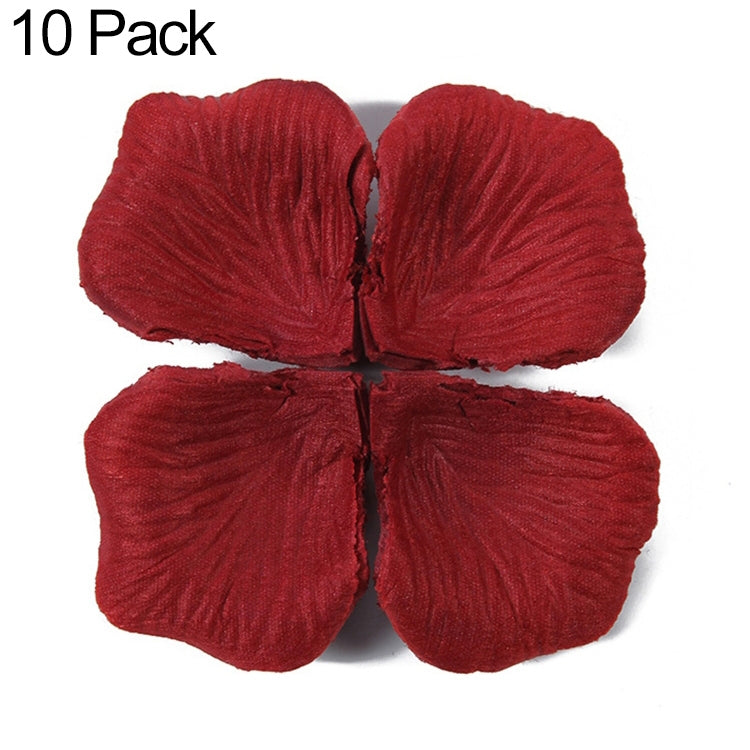 1000pcs / Pack Artificial Wedding Rose Petals Flowers Wedding Decorations, Red, Wine Red, Magenta, Purple Red, Light Pink, Cream White, White, Dark Purple, Light Purple, Wine Red + Dark, Violet, Yellow, Sunset Red, Dark Blue, Light Blue, Lake Blue�����...