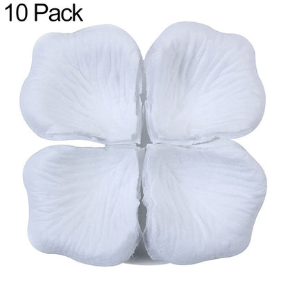 1000pcs / Pack Artificial Wedding Rose Petals Flowers Wedding Decorations, Red, Wine Red, Magenta, Purple Red, Light Pink, Cream White, White, Dark Purple, Light Purple, Wine Red + Dark, Violet, Yellow, Sunset Red, Dark Blue, Light Blue, Lake Blue�����...