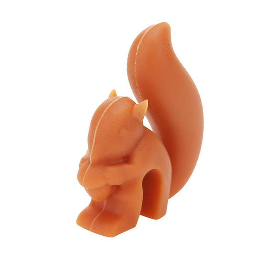 10 PCS Silicone Squirrel Tea Bag Multi-function Wine Glass Cup Recognizer, Squirrel (Coffee)
