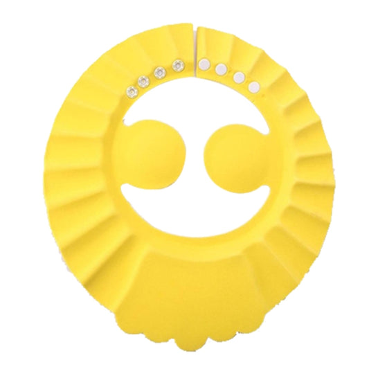 3 PCS Safe Baby Shower Cap Kids Bath Visor Hat Adjustable Baby Shower Cap Protect Eyes Hair Wash Shield for Children Waterproof Cap, Yellow+earflaps, Blue+earflaps, Yellow+wave, Blue+wave, Yellow+Round, Blue+Round, Pink+wave, Pink+earflaps, Pink+Round