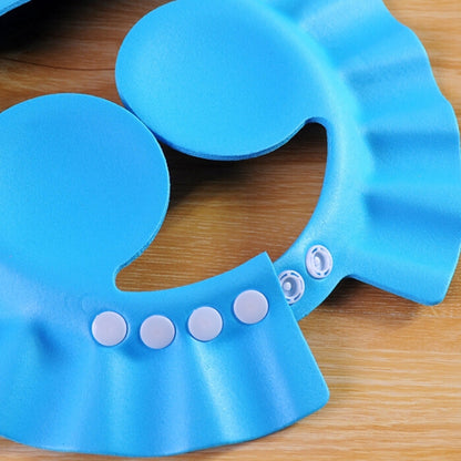 3 PCS Safe Baby Shower Cap Kids Bath Visor Hat Adjustable Baby Shower Cap Protect Eyes Hair Wash Shield for Children Waterproof Cap, Yellow+earflaps, Blue+earflaps, Yellow+wave, Blue+wave, Yellow+Round, Blue+Round, Pink+wave, Pink+earflaps, Pink+Round