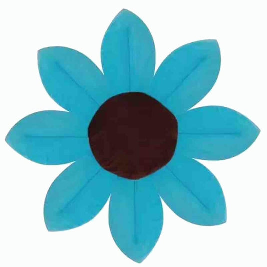 Newborn Baby Bathtub Foldable Blooming Bath Flower Bath Tub for Baby Blooming Sink Bath for Baby Play Bath Sunflower Cushion Mat, Diameter: 85cm, Blue, Dark Blue, Green, Pink, Purple, Rose, Yellow