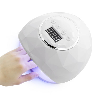 مجفف أظافر F6 UV LED بمصباح أظافر مزدوج اليدين لعلاج طلاء الأظافر الجل بالأشعة فوق البنفسجية مع مستشعر ومؤقت وشاشة LCD